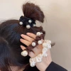 So versatile! Elegant pearl hair bands, simple ins hair ties, high-end style, small intestine ponytail, hair ties, rubber bands Application Scenario
